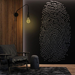 Барельеф FINGERPRINT варинант исполнения - 3 | Loft Concept в Сочи