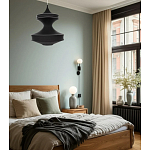 Подвесной вязаный черный светильник «Моника» варинант исполнения - 4 | Loft Concept в Сочи