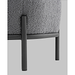 Пуф Стоун букле Fluffy темно-серый варинант исполнения - 4 | Loft Concept в Сочи