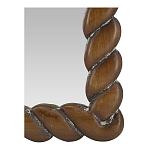 Зеркало с текстурной рамой из натурального дерева  Pine Wall Mirror варинант исполнения - 3 | Loft Concept в Сочи