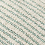 Чехол на подушку мятного цвета с бахромой и объемным узором Ethnic mix варинант исполнения - 2 | Loft Concept в Сочи