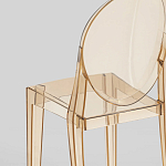 Прозрачный стул с янтарным оттенком LOUIS GHOST CHAIR варинант исполнения - 6 | Loft Concept в Сочи