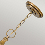 Люстра подвесная цвета латунь с прозрачным овальным стеклянным плафоном Hinkley варинант исполнения - 3 | Loft Concept в Сочи