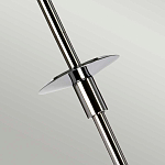 Подвесной светильник хромированного цвета с граненым прозрачным стеклянным плафоном Elstead Lighting варинант исполнения - 6 | Loft Concept в Сочи