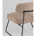 Кресло лаунж Kate букле капучино варинант исполнения - 3 | Loft Concept в Сочи