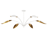 Люстра белая с плафонами в виде лепестков Delicate Flower варинант исполнения - 4 | Loft Concept в Сочи