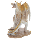 Декоративная статуэтка Дракон Dragon Beige Gold Statuette варинант исполнения - 4 | Loft Concept в Сочи