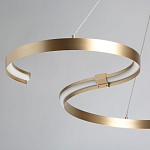 Люстра подвесная светодиодная в виде волнообразной ленты Ribbon Vortex варинант исполнения - 23 | Loft Concept в Сочи