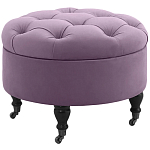 Круглый пуф на ножках Cheryl Pouf варинант исполнения - 1 | Loft Concept в Сочи