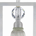 Торшер с прямоугольным тканевым абажуром на белом мраморном основании Silver Threads варинант исполнения - 2 | Loft Concept в Сочи