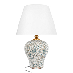 Настольная лампа с цветочной росписью Lamp Flower Painting варинант исполнения - 1 | Loft Concept в Сочи