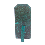 Часы погон ВС подарочные настольные из натурального камня Змеевик Military Clock варинант исполнения - 18 | Loft Concept в Сочи