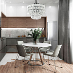 Люстра с хрустальными подвесками в виде капель Antoine Crystal Drops Chrome Chandelier 9 варинант исполнения - 3 | Loft Concept в Сочи