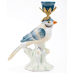 Фарфоровый подсвечник с птицей Eden Garden варинант исполнения - 2 | Loft Concept в Сочи