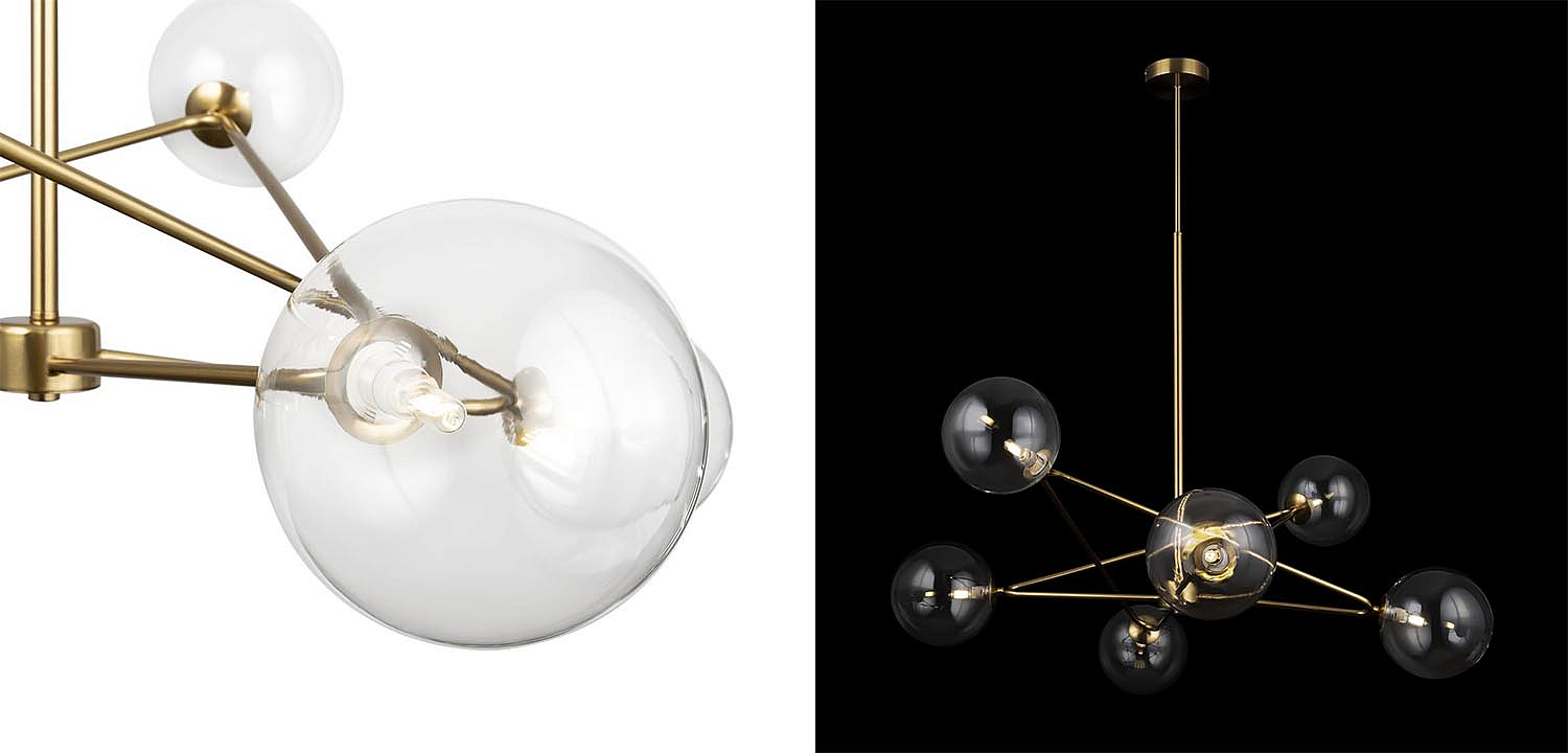 Люстра Chandelier Constellation Orbs Transparent Люстра Chandelier Constellation Orbs Transparent - Loft-Concept в Сочи