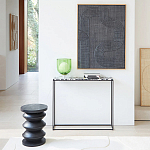 Фигурный приставной столик черного цвета AMORPHOUS варинант исполнения - 4 | Loft Concept в Сочи