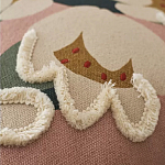 Подушка с цветочным принтом и кисточками Blooming Elegance Daisy варинант исполнения - 6 | Loft Concept в Сочи