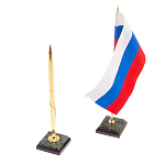 Настольный письменный набор из нефрита на ножках Executive Recruitment варинант исполнения - 4 | Loft Concept в Сочи