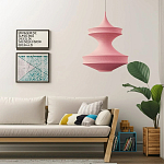 Подвесной вязаный розовый светильник «Моника» варинант исполнения - 4 | Loft Concept в Сочи