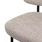 Стул мягкий с серо-бежевой буклированной обивкой Inspiration from Provence варинант исполнения - 6 | Loft Concept в Сочи