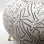 Кресло мягкое с принтом на золотистых ножках Onlooker варинант исполнения - 3 | Loft Concept в Сочи