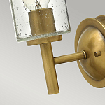 Бра с плафоном в форме цилиндра из прозрачного стекла с пузырьками Hinkley варинант исполнения - 3 | Loft Concept в Сочи